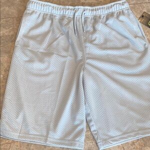 Athletic Works Men's Sky Blue Mesh Shorts